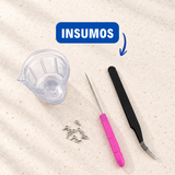 Kit Llaveros De Resina + Curso Virtual Gratis