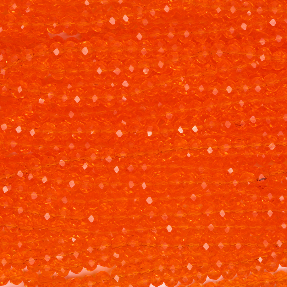 Sarta Murano 6mm / Naranja / 49