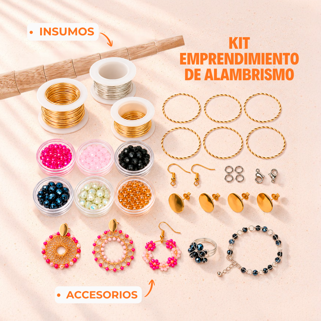 Kit Emprendimiento De Alambrismo