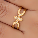 Anillo C #41  Rodinado