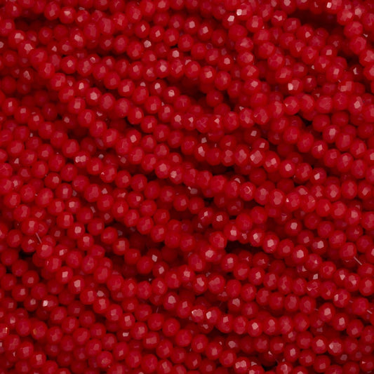 Sarta Murano 3mm / Rojo Mate / 08