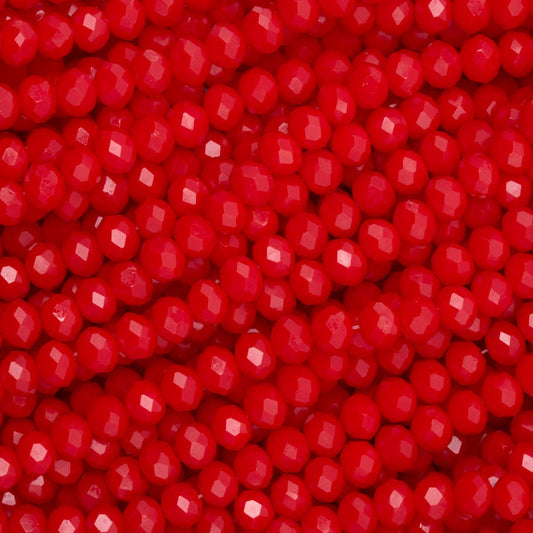 Sarta Murano 6mm / Rojo Mate / 11