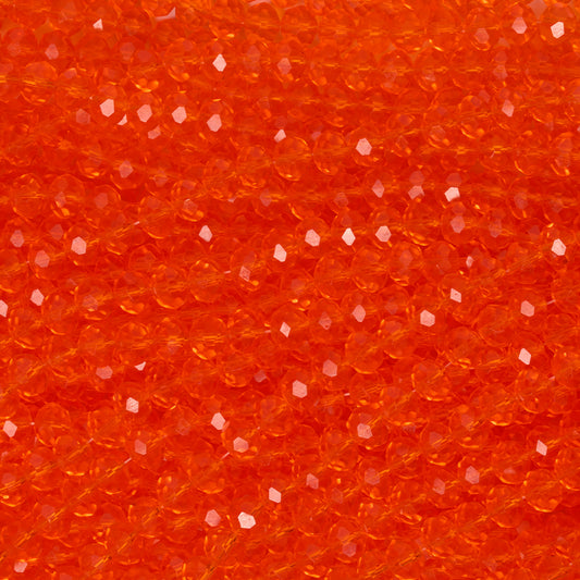 Sarta Murano 8mm / Naranja / 18