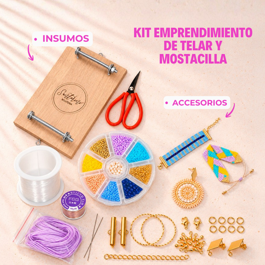 Kit Emprendimiento De Telar y Mostacilla