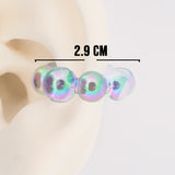 Ear Cuff Linea Economica azul trasparente 02