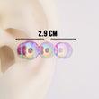 Ear Cuff Linea Economica morado trasparente 03