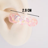 Ear Cuff Linea Economica rosado trasparente 06