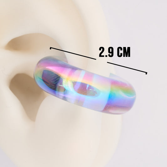 Ear Cuff Linea Economica azul trasparente