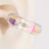 Ear Cuff Linea Economica lila trasparente 08