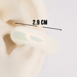 Ear Cuff Linea Economica blanco 09