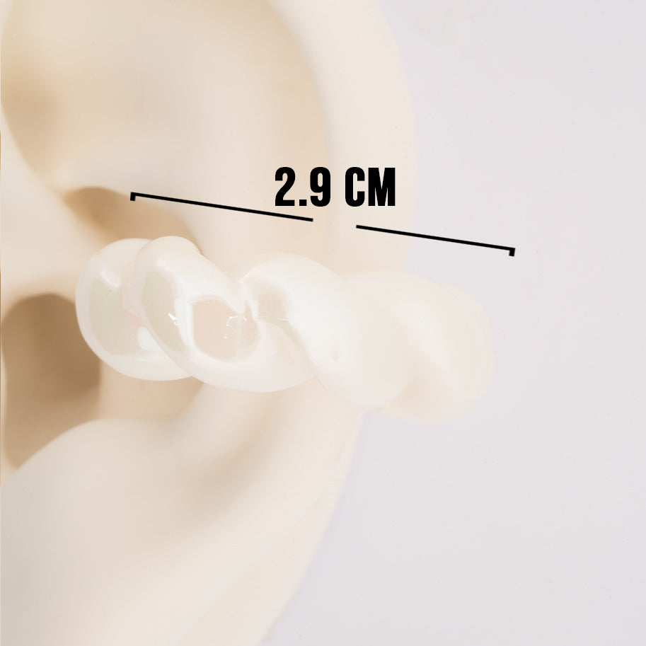 Ear Cuff Linea Economica blanco 12