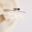 Ear Cuff Linea Economica blanco 12