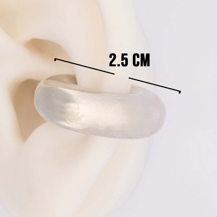 Ear Cuff Linea Economica plateado 2.5mm 15
