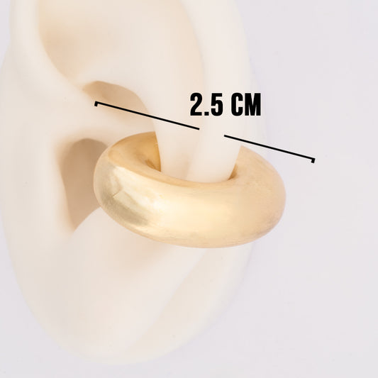 Ear Cuff Linea Economica dorado 2.5 Cm