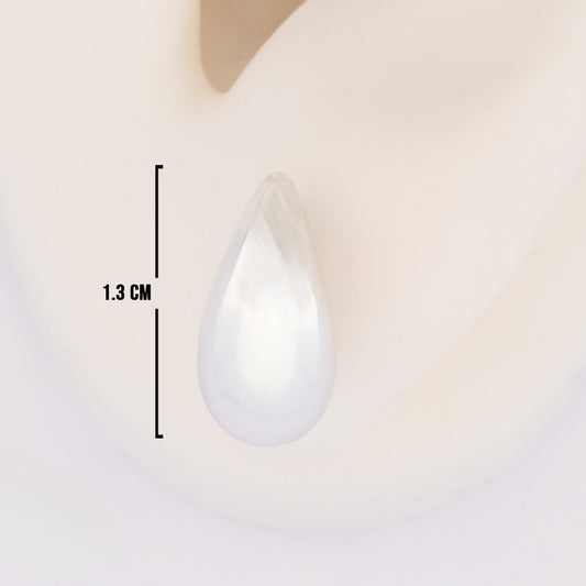 topo gota plateado 1.3 Cm Linea Economica 37