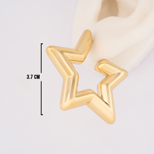 Topo Estrella Dorado Linea Economica 50
