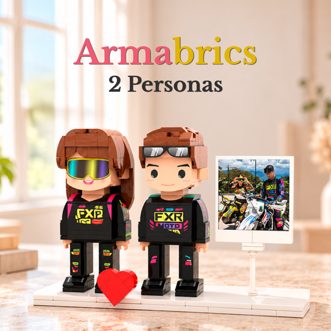 Armabrics 2 Personas + Foto + Base y Envío Gratis