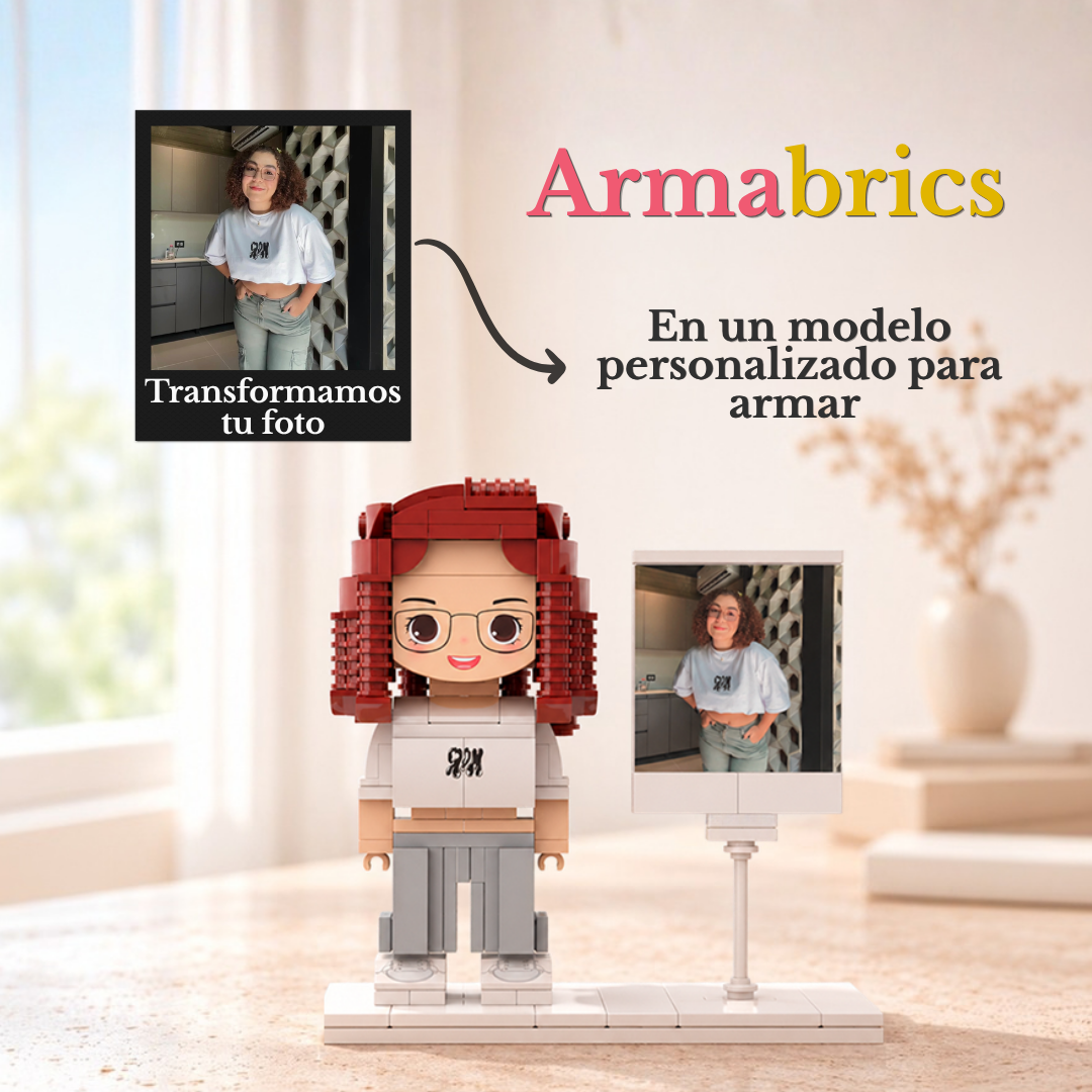 Armabrics 1 Persona + Foto + Base y Envío Gratis