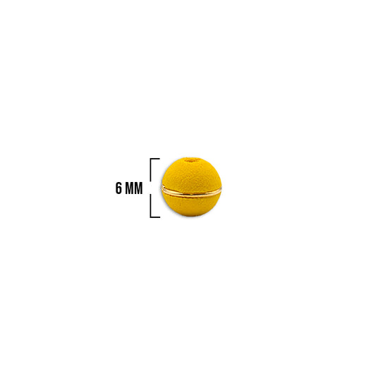 Bola Neopreno 1 Argolla Delgada Dorada / Amarillo Bandera