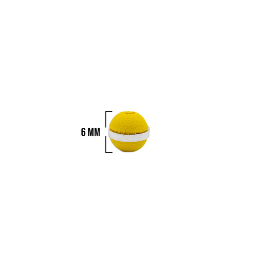 Bola Neopreno 1 Argolla Gruesa Plateada / Amarillo Bandera