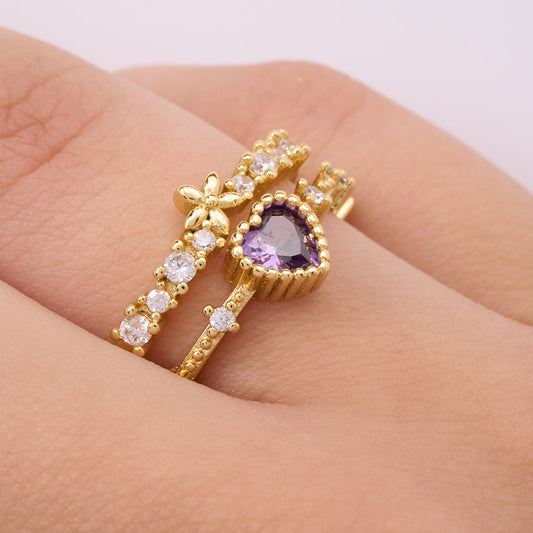 Anillo F #6 Ajustable Rodinado