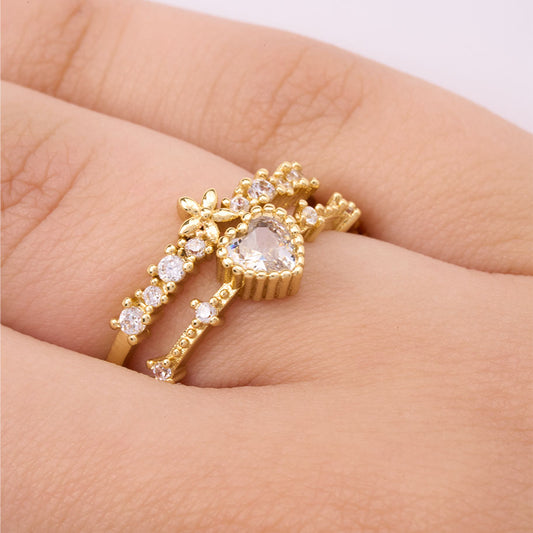 Anillo F #8 Ajustable Rodinado
