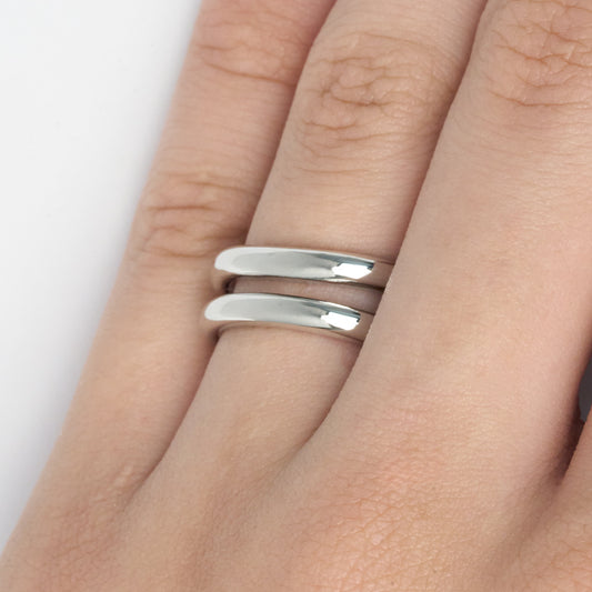 Anillo B #52 Rodinado