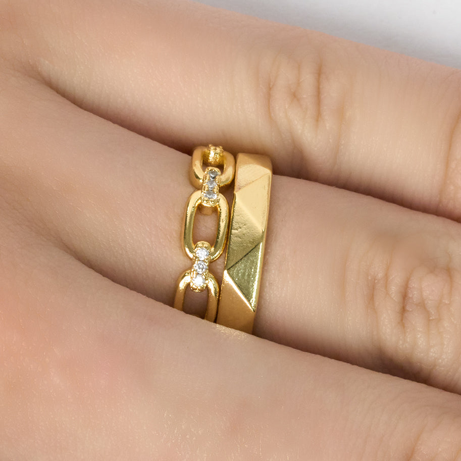 Anillo C #38 Rodinado