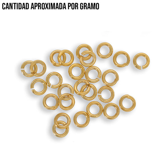 Gramo Argolla Gruesa Gold Filled 4mm