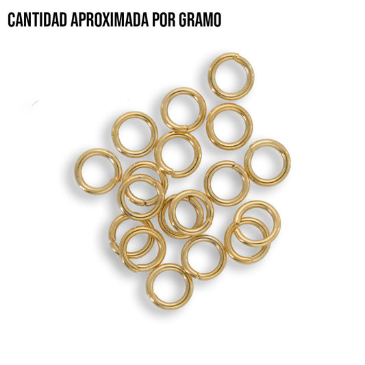 Gramo Argolla Gruesa Gold Filled 5mm