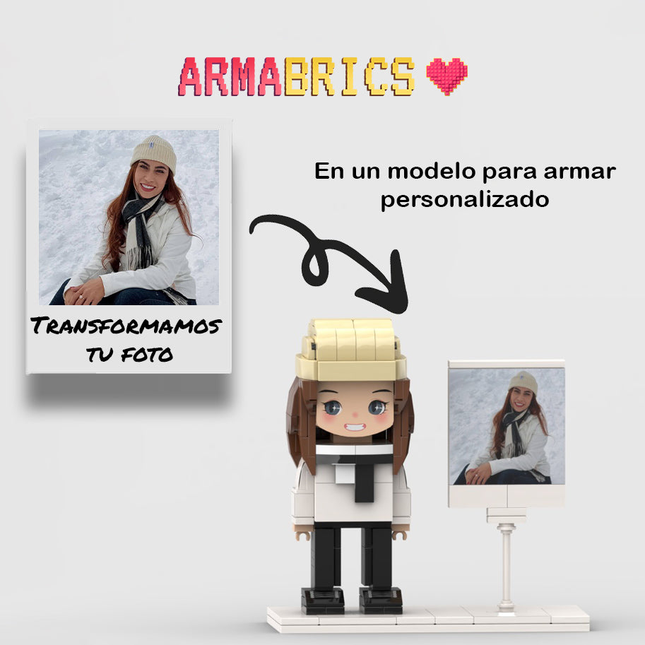 Armabrics 1 Persona + Foto + Base y Envío Gratis