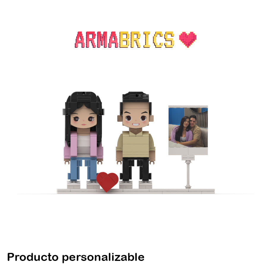 Armabrics 2 Personas + Foto + Base y Envió Gratis