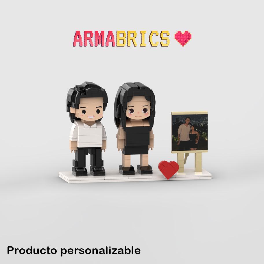 Armabrics 2 Personas + Foto + Base y Envió Gratis