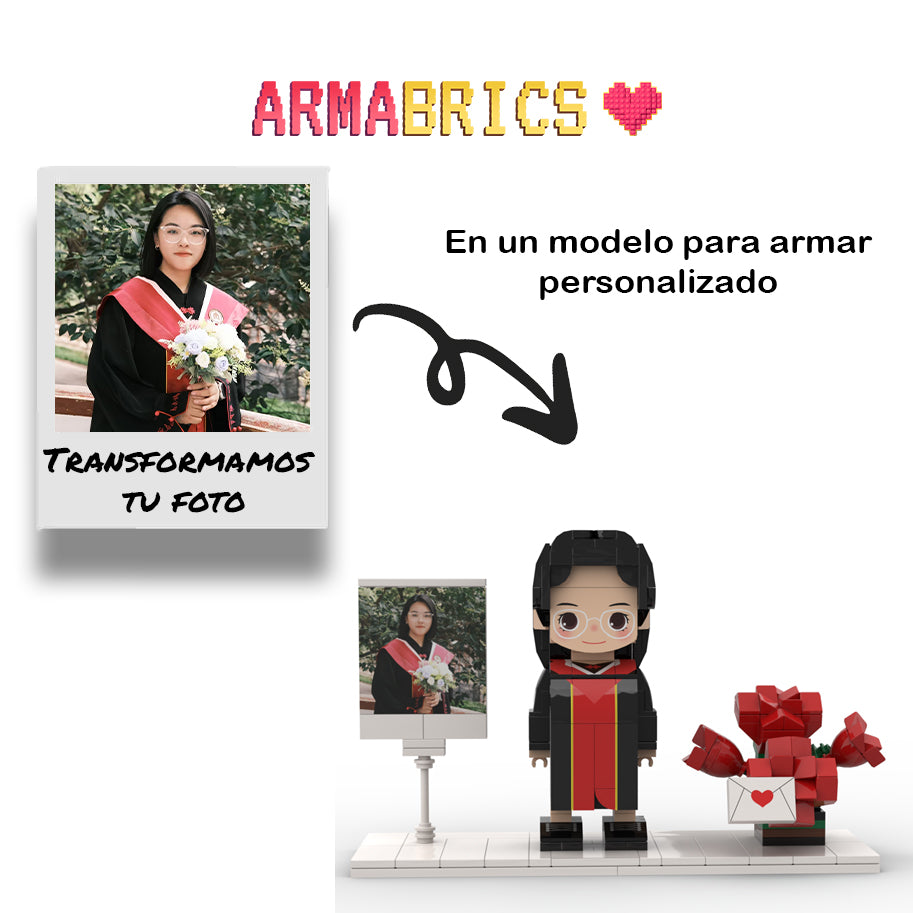 Armabrics X 1 Persona Graduación + Foto + Base y Envío Gratis