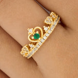 Anillo B #60 Rodinado