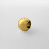 Balin De Acero Hueco Ancho 6mm dorado