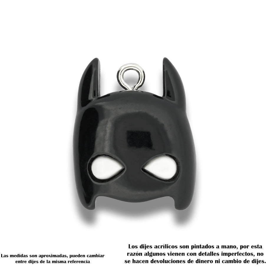 Dije Acrílico Mascara Batman