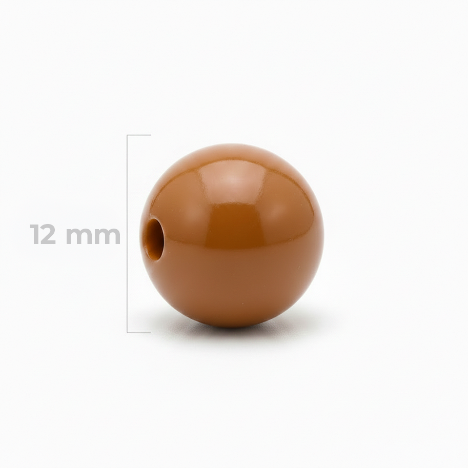 Bola Abaco 12mm Cafe Chocolate