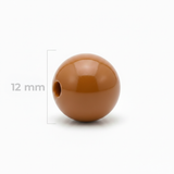 Bola Abaco 12mm Cafe Chocolate