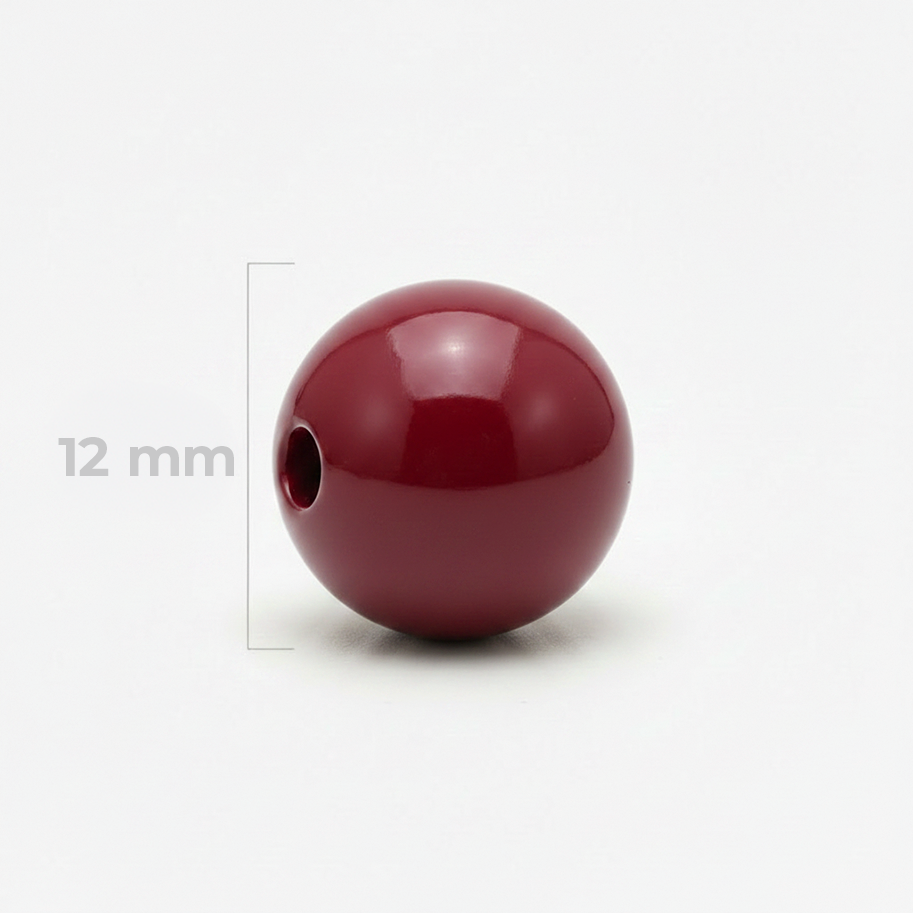 Bola Abaco 12mm Vino Tinto