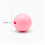 Bola Abaco 14mm Rosada x Unidad
