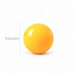 Bola Abaco 14mm Amarillo x Unidad