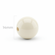 Bola Abaco 14mm Beige x Unidad