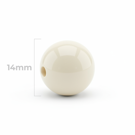 Bola Abaco 14mm Beige x Unidad