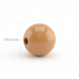 Bola Abaco 14mm Caramelo x Unidad