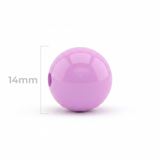 Bola Abaco 14mm Lila x Unidad