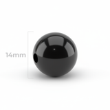 Bola Abaco 14mm Negro x Unidad