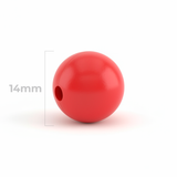 Bola Abaco 14mm Rojo x Unidad