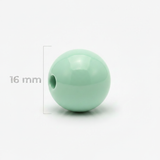 Bola Abaco 16mm Verde Pastel