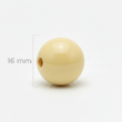 Bola Abaco 16mm Amarillo Pastel